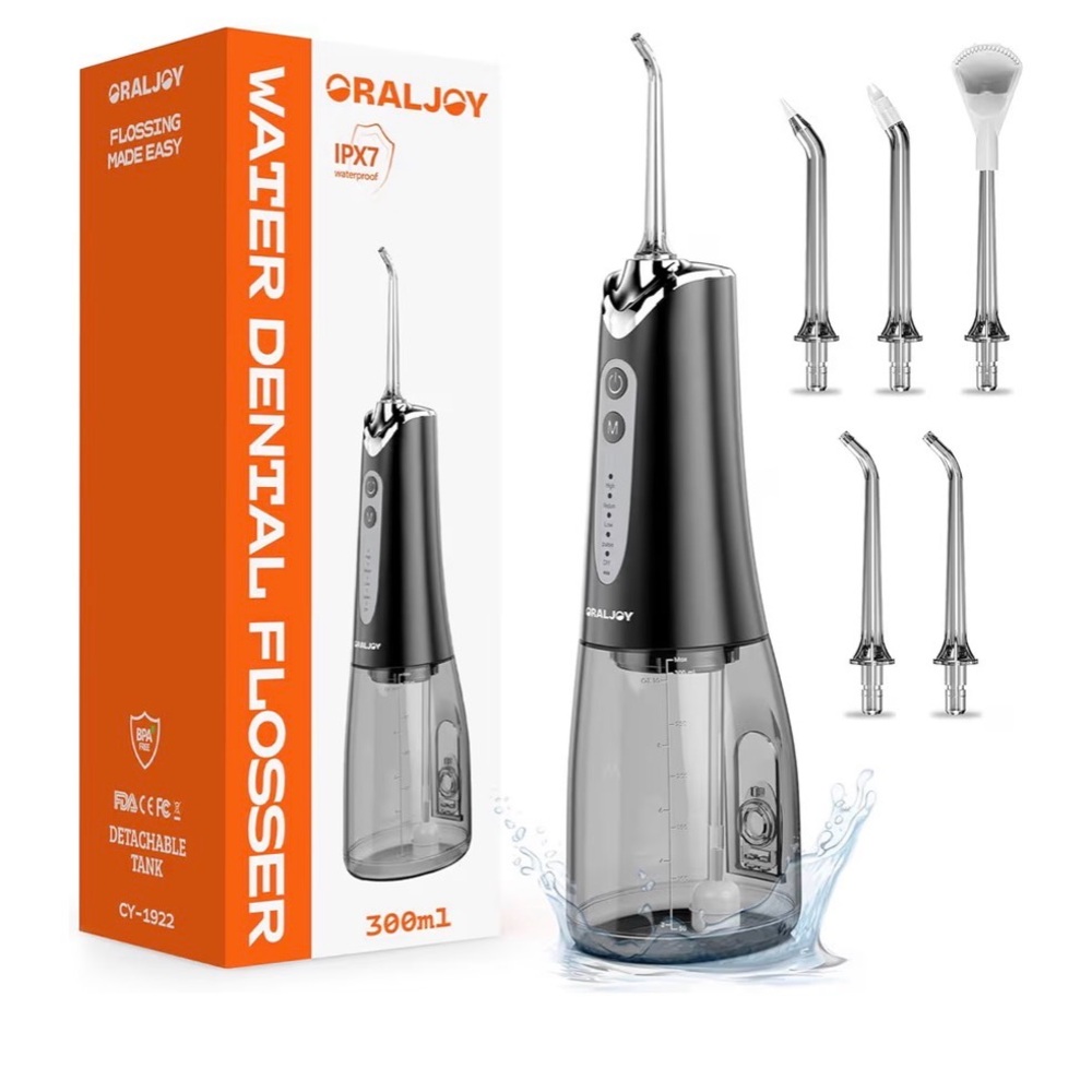 Water Dental Flosser Pick for Teeth, 300ML Portable Oral Irrigator, NEW in Box